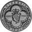 Ireland 48 Pence (Victoria) X# 12.1 HIBERNIA 1901 XXXX VIII coin reverse