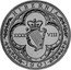 Ireland XXXX VIII Pence Victoria 1901 Proof X# 11 HIBERNIA 1901 XXXX VIII coin reverse