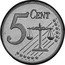 UK 5 Cent (Elizabeth II -pattern) X# Pn3 5 CENT coin reverse