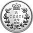 Canada 5 Cents 150th Anniversary of First National Coinage 2020 Proof 5 CENTS 1870 - 2020 coin reverse