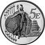 UK 5 Euro (Elizabeth II - Piedfort) X# P101 5 E coin reverse