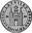 Latvia 5 Euro (Probe) X# Pn9 LATVIJAS REPUBLIKA 2004 coin obverse