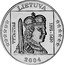 Lithuania 5 Euro (Probe) X# Pn9 LIETUVA VYTAUTAS 1392-1430 2004 coin obverse