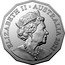 Australia 50 Cents (Christmas Decoration. Summer Sun and Surf) ELIZABETH II AUSTRALIA 2021 JC coin obverse