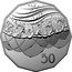 Australia 50 Cents (Christmas Decoration. Summer Sun and Surf) 50 coin reverse