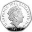 UK 50 Pence Elizabeth II Charles Babbage 2021 ELIZABETH II D G REG F D 50 PENCE 2021 J C coin obverse