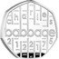 UK 50 Pence Elizabeth II Charles Babbage 2021 CHARLES BABBAGE 2122175 coin reverse