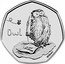UK 50 Pence Elizabeth II (Owl) 2021 Brilliant Uncirculated (BU) OWL © DISNEY coin reverse