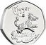 UK 50 Pence (Elizabeth II (Tigger)) TIGGER © DISNEY coin reverse