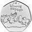 UK 50 Pence (Elizabeth II Winnie Pooh) WINNIE THE POOH © DISNEY coin reverse