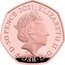 UK 50 Pence Owl 2021 Proof ELIZABETH II D G REG F D 50 PENCE 2021 J C coin obverse