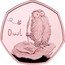 UK 50 Pence Owl 2021 Proof OWL © DISNEY coin reverse