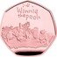 UK 50 Pence (Winnie Pooh) WINNIE THE POOH © DISNEY coin reverse