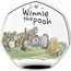 UK 50 Pence (Winnie Pooh) WINNIE THE POOH © DISNEY coin reverse