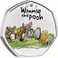 UK 50 Pence (Winnie Pooh) WINNIE THE POOH © DISNEY coin reverse
