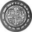 Spain 50 Reales (Philip III) X# MA1 HISPANIARVM REX 1609 coin reverse