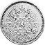 Finland 75 Pennia Alexander II 1865 (1953) X# A1 coin obverse