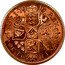 UK 8 Pence (George V) X# 67c BRI 1913 REX OCTO RINO coin reverse
