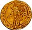 Netherlands Ducat 1650 KM# 5.1 Gelderland Province Trade Coinage : CONCORDIA RES P AR CRES GEL 16 50 coin obverse