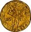 Netherlands Ducat Armored Knight 1610 KM# 5 CONCORDIA RES. PAR. CRES. GEL 16 11 coin obverse