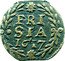 Netherlands Duit 1617 Lion KM# 16a Friesland Province Standard Coinage FRI SIA 1617 coin reverse