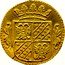 Netherlands Duit Groningen and Ommeland Province 1677 KM# 28a coin obverse