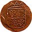 Netherlands Duit 1685 KM# 35 Groningen & Ommeland Province Standard Coinage coin obverse