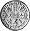 UK Eight pence George V 1913 Proof X# 67 BRI 1913 REX EIGHT PENCE coin reverse