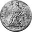 UK Farthing (Charles II- pattern) KM# PnH33 QVATVOR MA RIA VINDICO BRITANNIA coin reverse