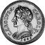 UK Farthing Charles II- pattern 1665 KM# PnR33 CAROLVS A CAROLO 1665 coin obverse