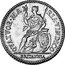 UK Farthing Charles II- pattern 1665 KM# PnR33 QVATVOR MA RIA VINDICO BRITANNIA coin reverse