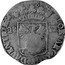 Netherlands Florijn ND KM# 4.1 Countermarked Coinage FLOR ARG CIV DAVENTRIAE 1 6 8 4 28 ST coin reverse