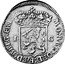 Netherlands Gulden Standing Female Figure Friesland Province 1721 KM# 73 MO ARG ORD FAED BELG FRI 1 G coin obverse