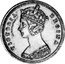 UK Mille (Victoria) X# 6 VICTORIA REGINA coin obverse