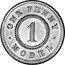 UK One Penny (Victoria) X# 9 ONE PENNY MODEL 1 coin reverse