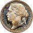 UK One Third Farthing (Victoria- pattern) KM# PnK115 VICTORIA D G BRITT REG F D coin obverse