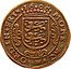 Netherlands Oord 1608 KM# 26 Friesland Province Standard Coinage MONE NOVA ORDINVM FRI 16 08 coin obverse