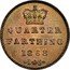 UK Quarter Farthing (Victoria- pattern) KM# PnI115 QUARTER FARTHING 1868 coin reverse