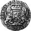Netherlands Silver Rider 1677 Dog Mintmark between date KM# 50.1 Gelderland Province Standart Coinage CONCORDIA RES PARVAE CRCSCVNT 1677 coin reverse
