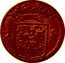 Netherlands Stuiver 1690 KM# 47a Groningen & Ommeland City Standard Coinage 1 S 1 6 9 0 coin obverse