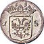 Netherlands Stuiver Weapon 1690 KM# 47 1690 1 S coin obverse