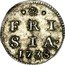 Netherlands Stuiver Bezemstuiver 1738 KM# 42 FRI SIA 1738 coin reverse