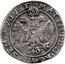 Netherlands 1/2 Arendrijksdaalder Titles of Matthias. City of Zwolle 1620 KM# 19 MATTH I D G RO IMP SEM AVGVST coin reverse