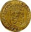 Netherlands 1/2 Gold Rider Utrecht Province 1614 KM# 16 CONCORDIA RES PARA CRESCVNT 16 07 coin reverse