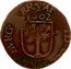 Netherlands 1/2 Liard (6 Mites. Gigot) Albert and Elizabeth 1602 KM# 23 ARCHID VCES AVST DVCES BVRG ET BR 1602 coin reverse