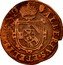 Netherlands 1/2 Liard (6 Mites. Gigot) Albert and Elizabeth 1615 KM# 32.1 ALBERTVS ET ELISABET D G coin obverse