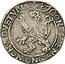 Netherlands 1/2 Lion Daalder Standing Armored Knight Overijssel 1647 Lily KM# 43 CONFIDENS DNO NON MOVETVR 1646 coin reverse