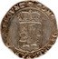 Netherlands 1/2 Silver Ducat (24 Stuivers) 1661 Cinquefoil KM# 52 West Friesland Province Standard Coinage coin reverse
