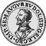 Netherlands 1/5 Rijksdaalder 1601 KM# 2 Overijssel - Kampen City Standard Coinage RVDOL II D G ELECRO IMP SEM AVGV coin reverse