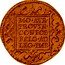 Netherlands 2 Ducats 1649 KM# 35 Zeeland Province Standard Coinage MO AVR PROVIN CONFOE BELG AD LEG IMP coin reverse